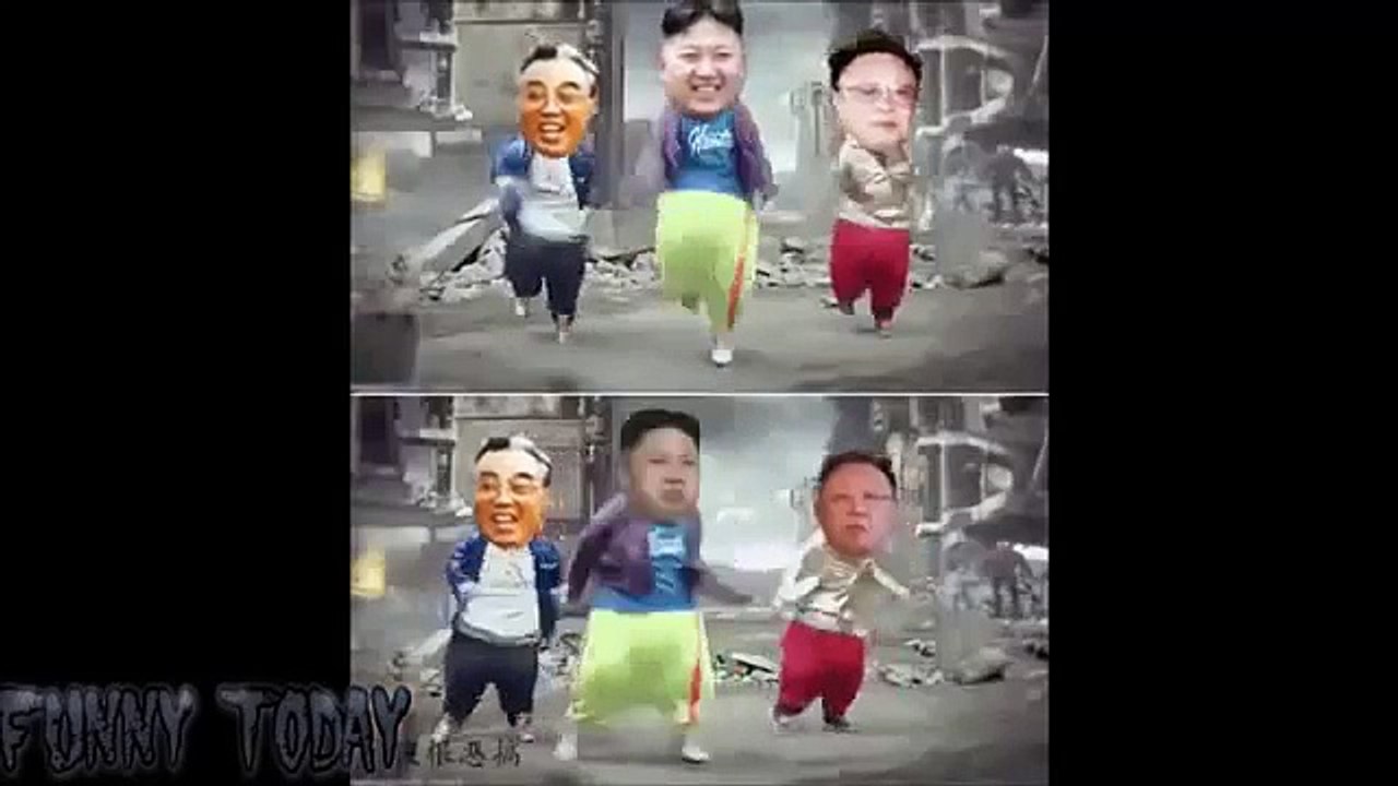 Funny Videos 2015 2016 Obama and Kim Jong Un Dancing Try Not To Laugh