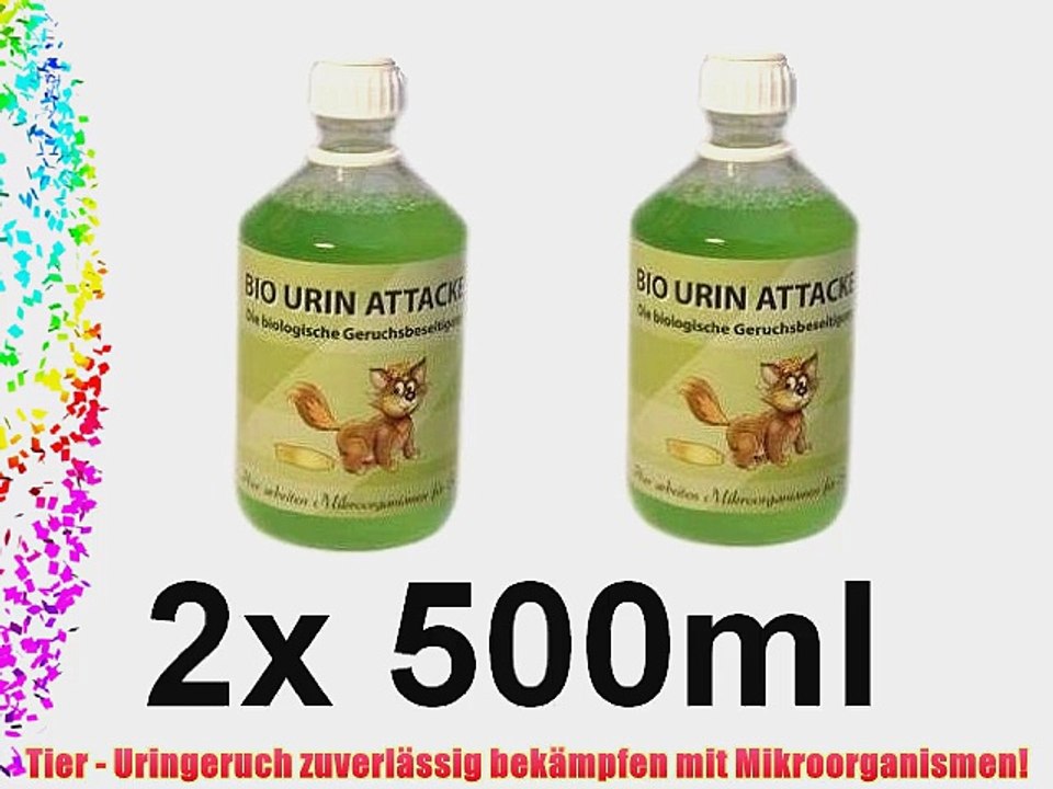 Bio Urin Attacke Geruchsentferner Katzenurin Tierurin | 1000ml