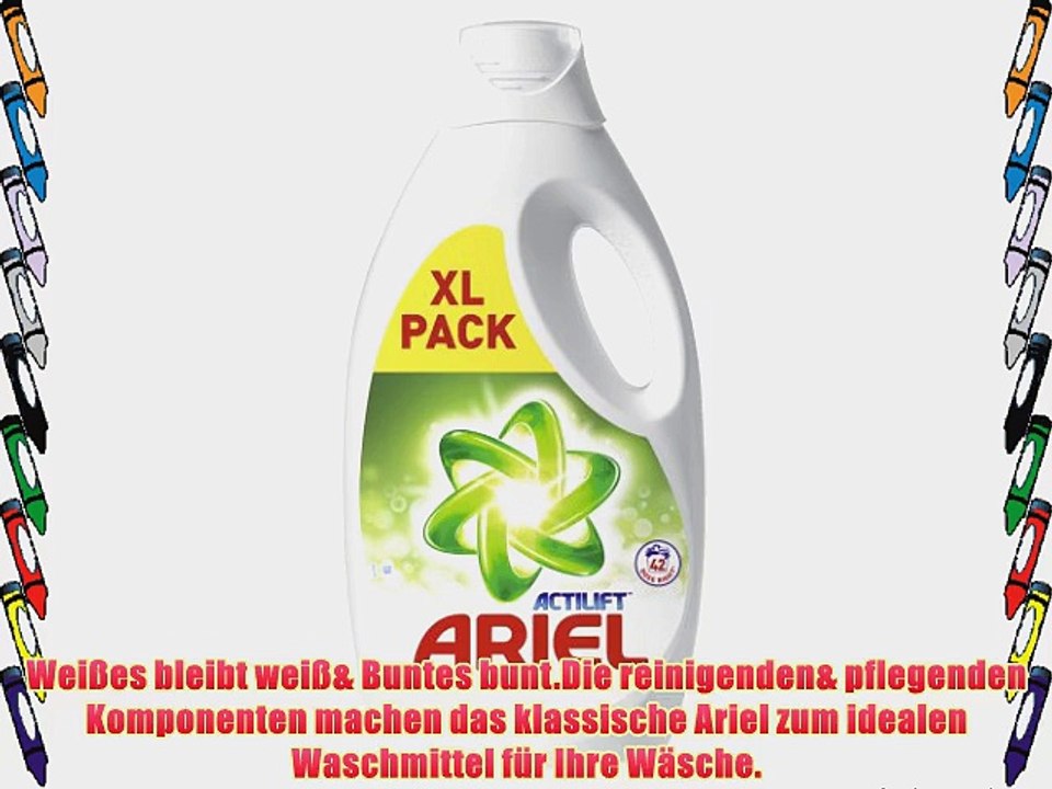 Ariel Fl?ssig Waschmittel XL Regul?r Vorratsflasche 2.94 l - 42 Waschladungen 1er Pack (1 x