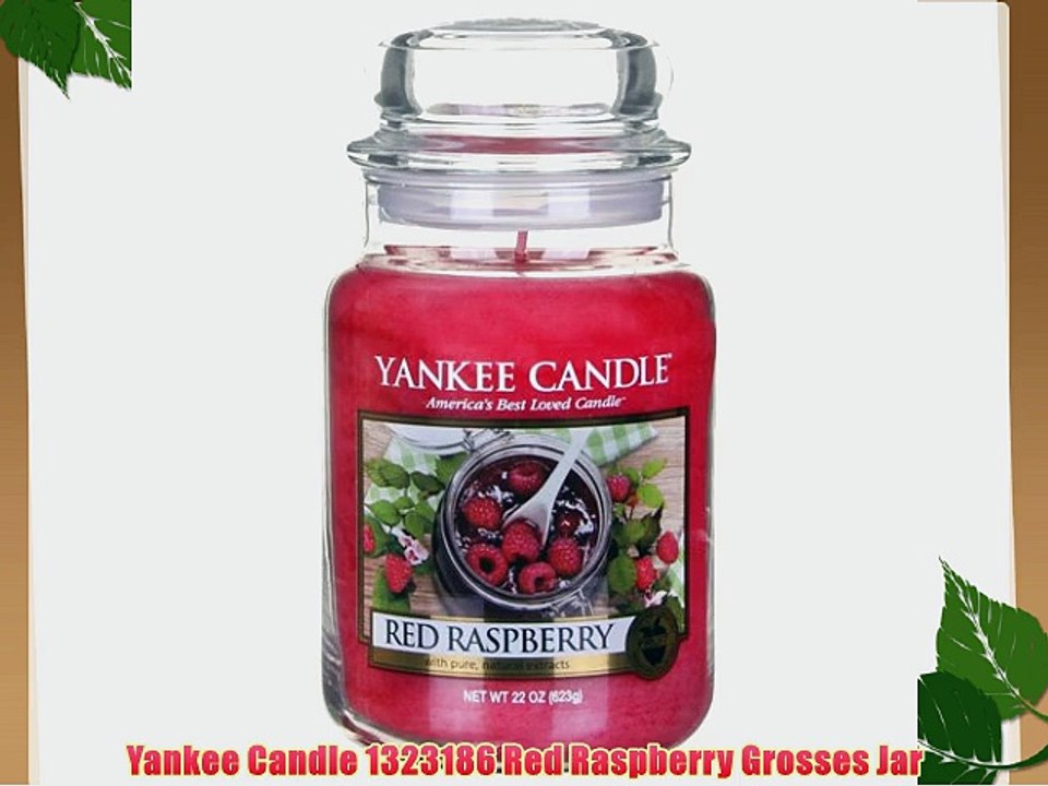 Yankee Candle 1323186 Red Raspberry Grosses Jar