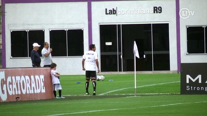 Suspenso para o jogo contra o Galo, Jadson treina sozinho no Timão