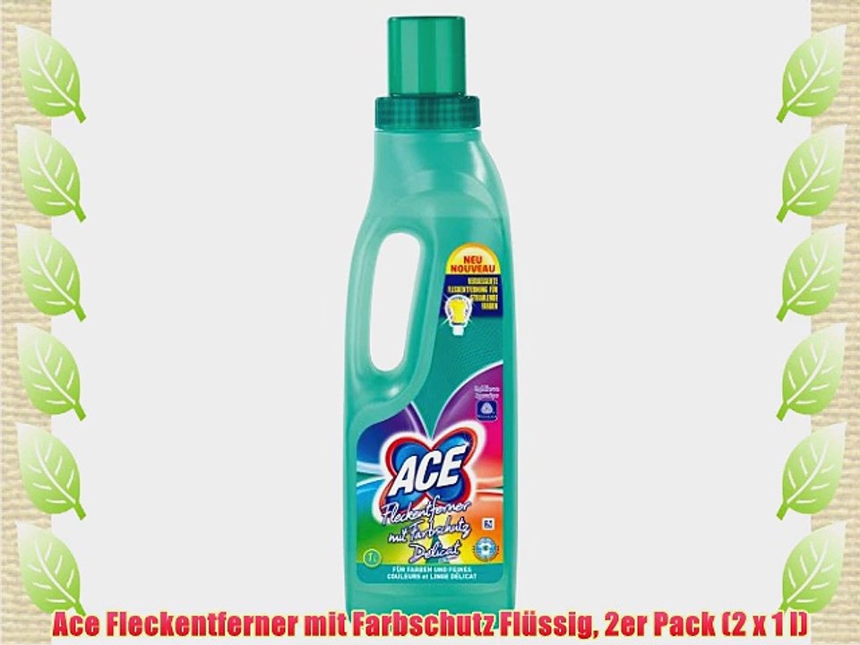 Ace Fleckentferner mit Farbschutz Fl?ssig 2er Pack (2 x 1 l)