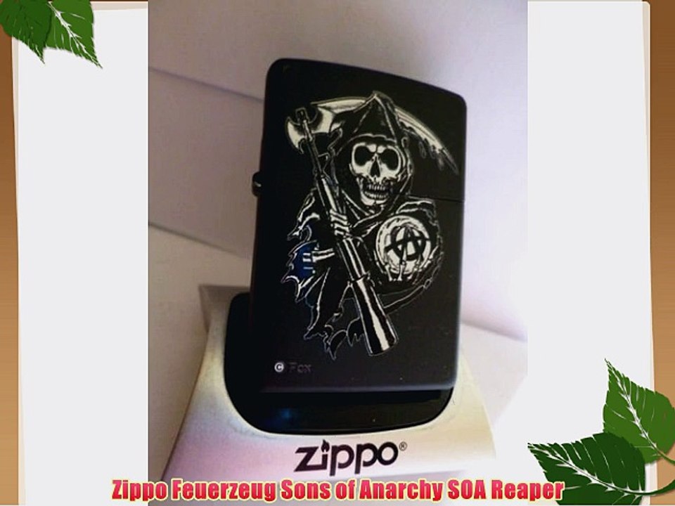 Zippo Feuerzeug Sons of Anarchy SOA Reaper