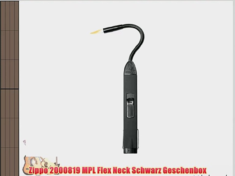 Zippo 2000819 MPL Flex Neck Schwarz Geschenbox