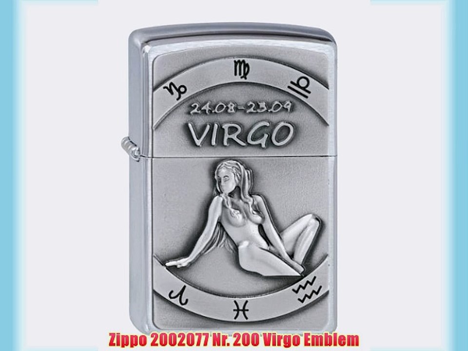 Zippo 2002077 Nr. 200 Virgo Emblem