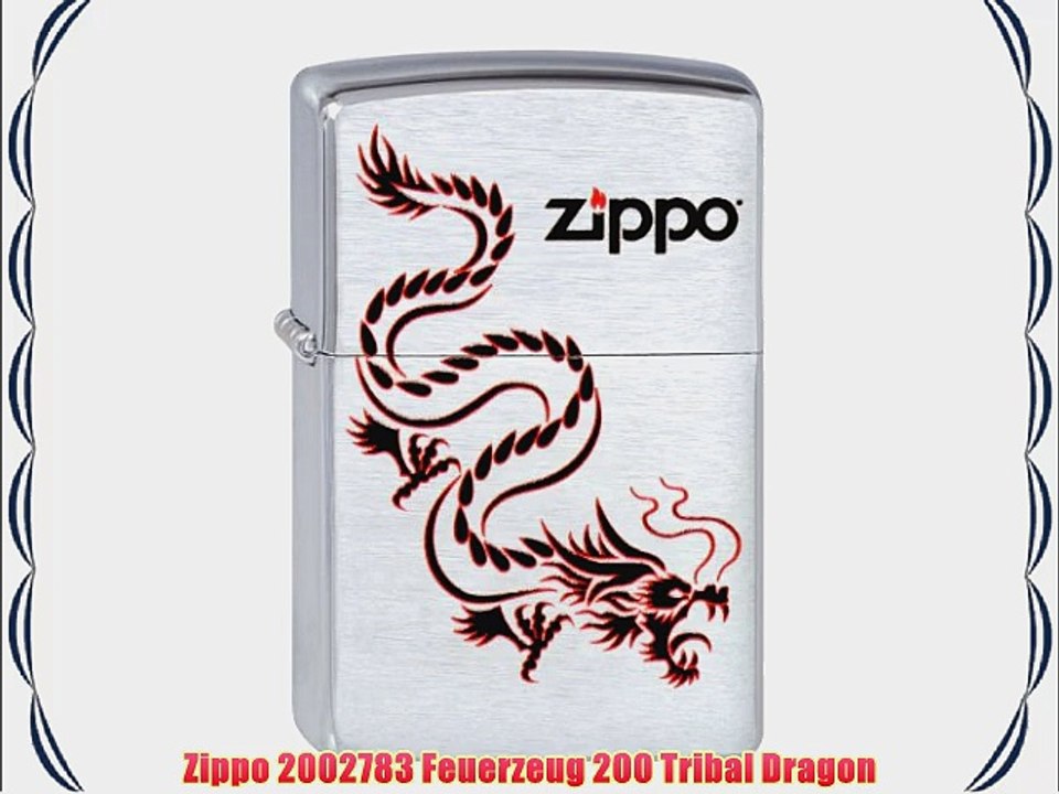 Zippo 2002783 Feuerzeug 200 Tribal Dragon