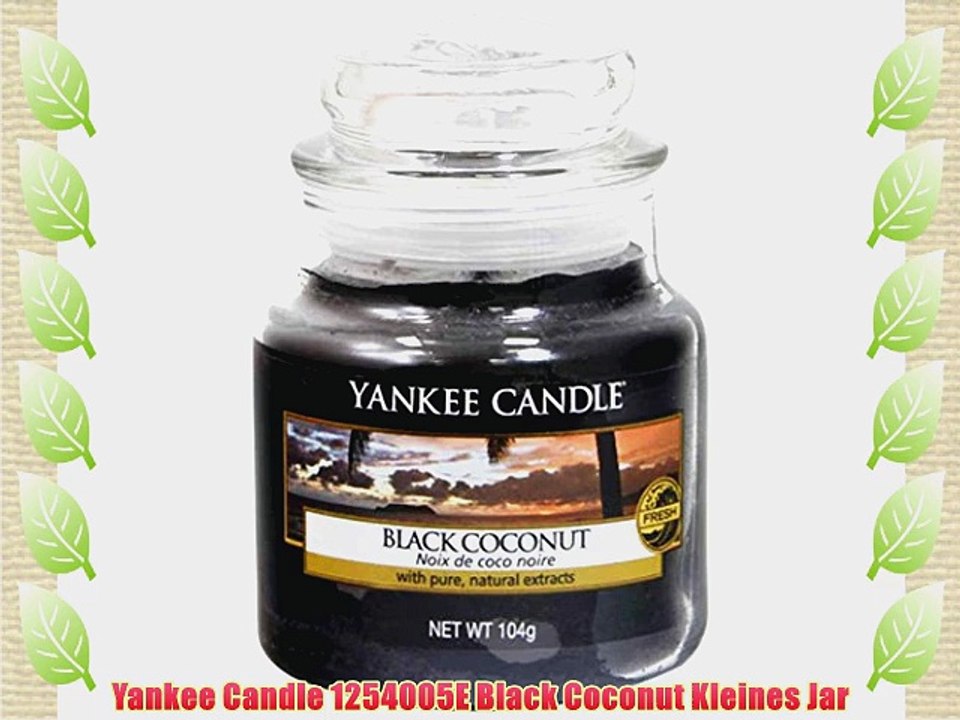 Yankee Candle 1254005E Black Coconut Kleines Jar