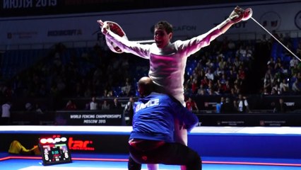 MOSCOW2015 Gauthier Grumier l'argent de Moscou Epee