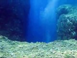 Diving at the famous Canyon of Kas, Turkey