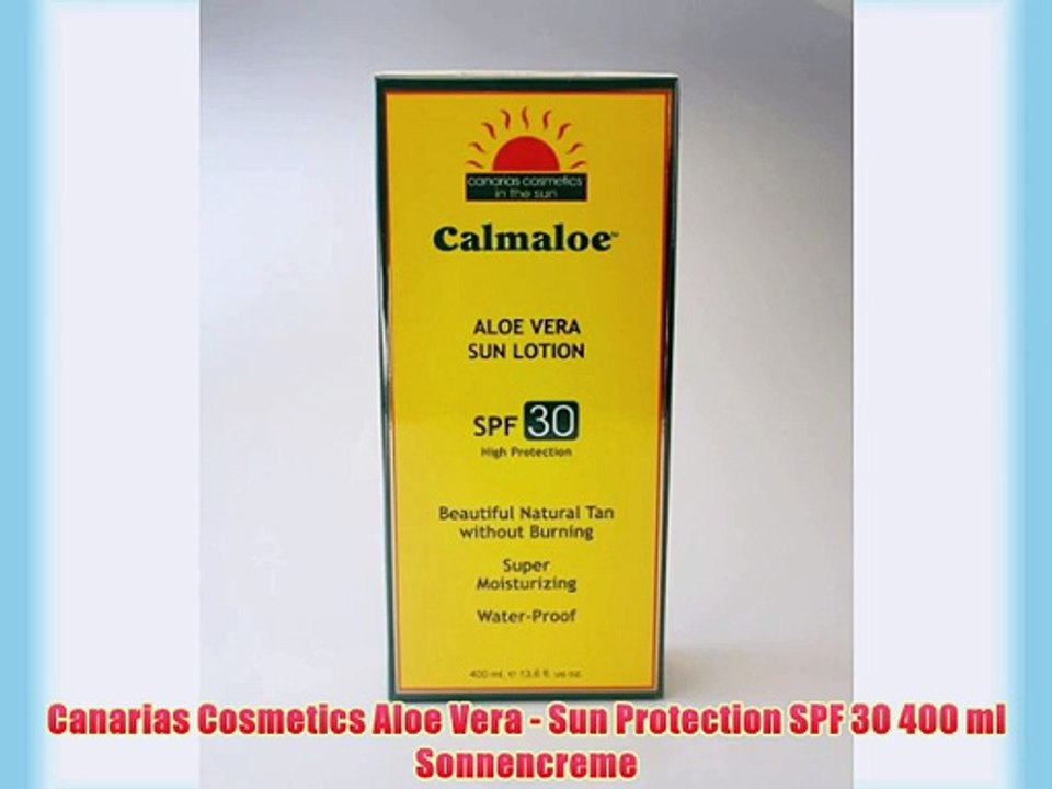 Canarias Cosmetics Aloe Vera - Sun Protection SPF 30 400 ml Sonnencreme