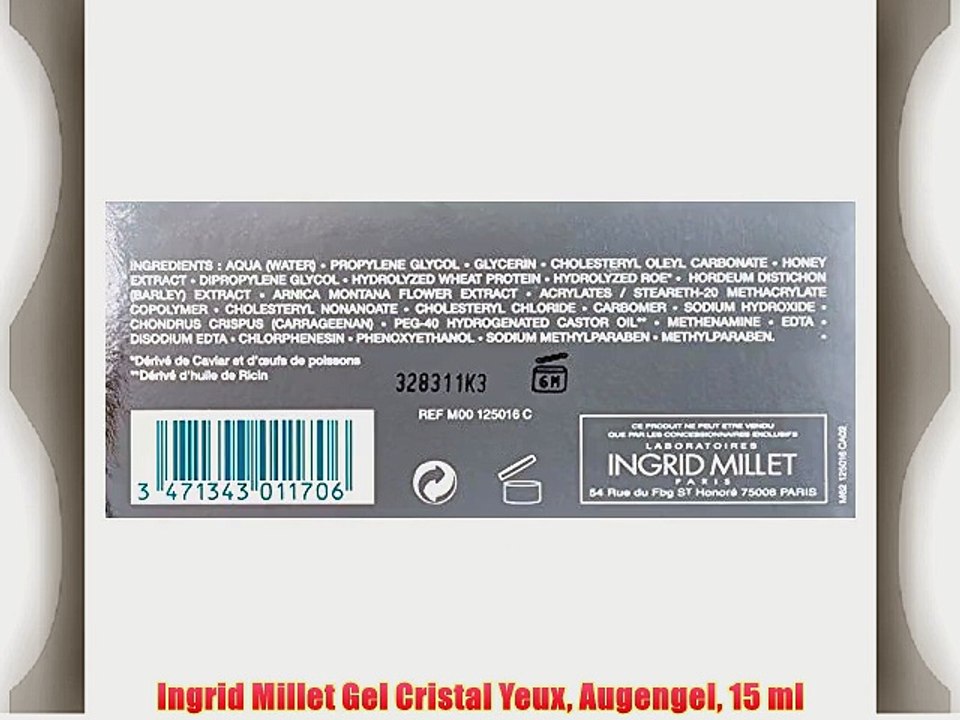 Ingrid Millet Gel Cristal Yeux Augengel 15 ml