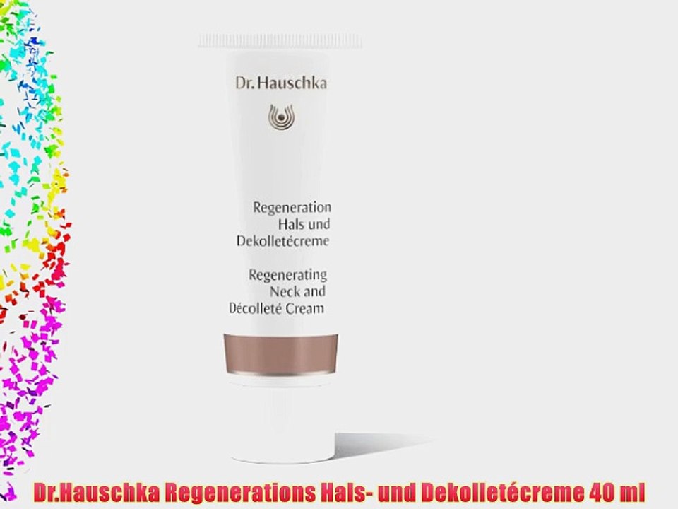 Dr.Hauschka Regenerations Hals- und Dekollet?creme 40 ml
