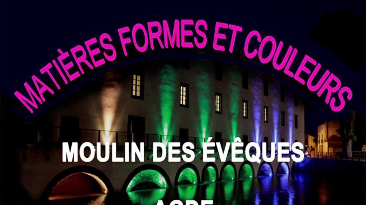 Exposition Matières Formes et Couleurs au Moulin des évèques d'Agde