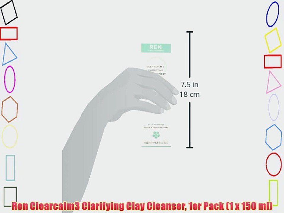 Ren Clearcalm3 Clarifying Clay Cleanser 1er Pack (1 x 150 ml)