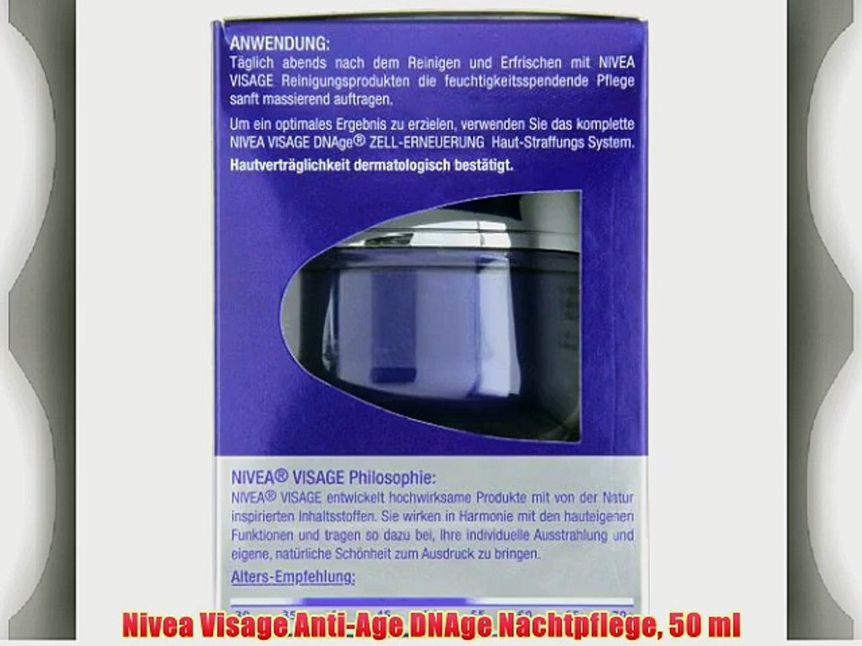 Nivea Visage Anti-Age DNAge Nachtpflege 50 ml