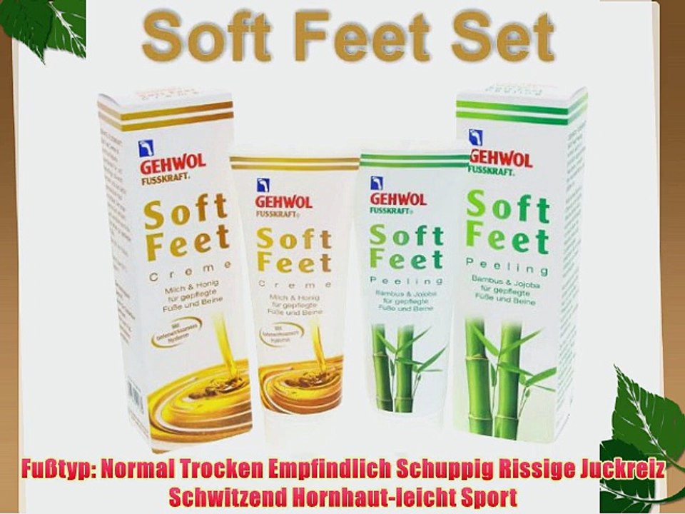 GEHWOL Set Fusskraft Soft Feet Fu?creme   Peeling Sparpack