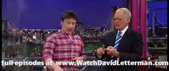 Jamie Oliver in Late Show with David Letterman April 5, 2011