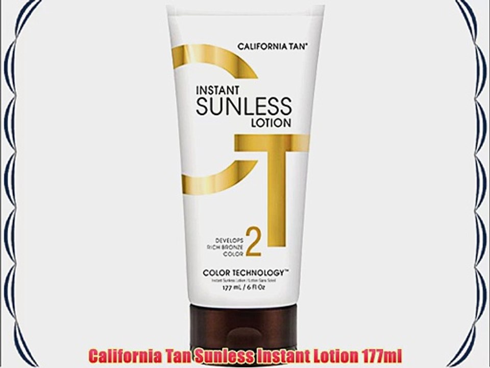 California Tan Sunless Instant Lotion 177ml