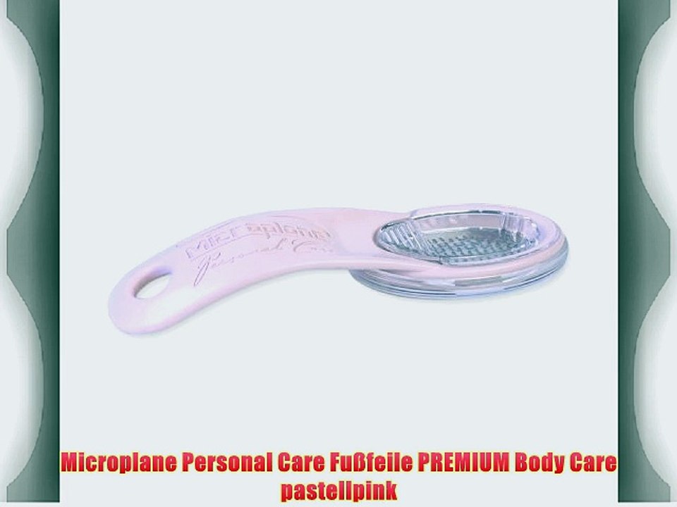 Microplane Personal Care Fu?feile PREMIUM Body Care pastellpink