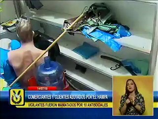 Comerciantes de El Cementerio protestaron por robo masivo en todo el sector