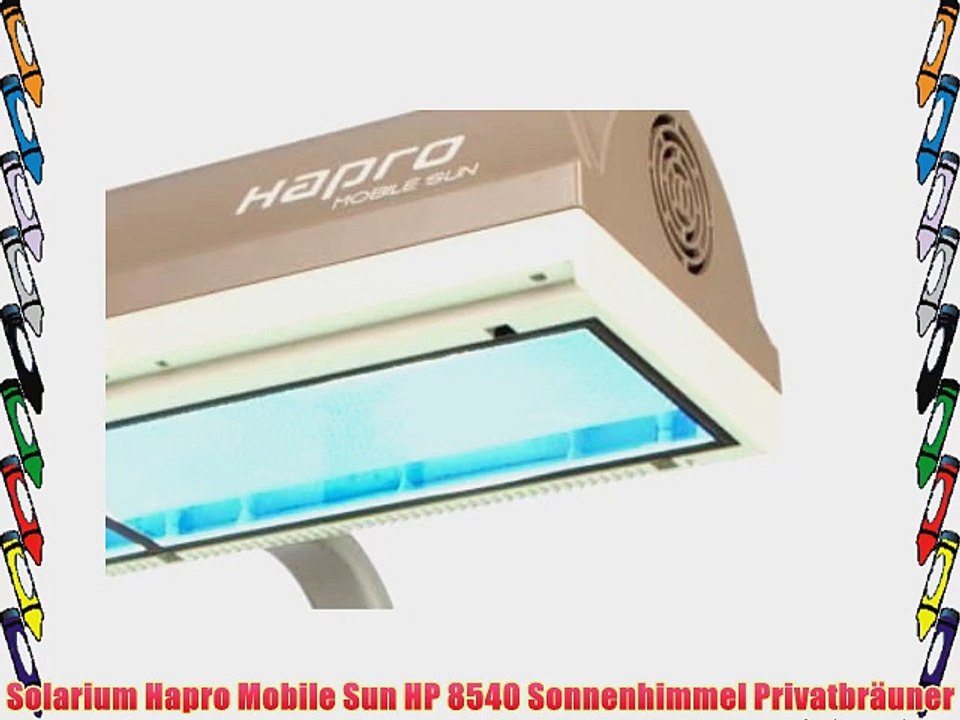 Solarium Hapro Mobile Sun HP 8540 Sonnenhimmel Privatbr?uner