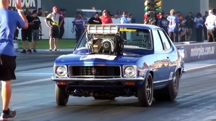 George Separovich's blown LJ Torana, vid montage Perth Motorplex Jan 8th, 2011