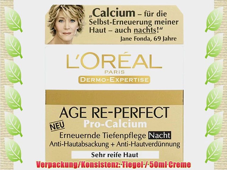 L'Or?al Paris Dermo Expertise Age Re-Perfect Pro Calcium Nachtcreme 50ml