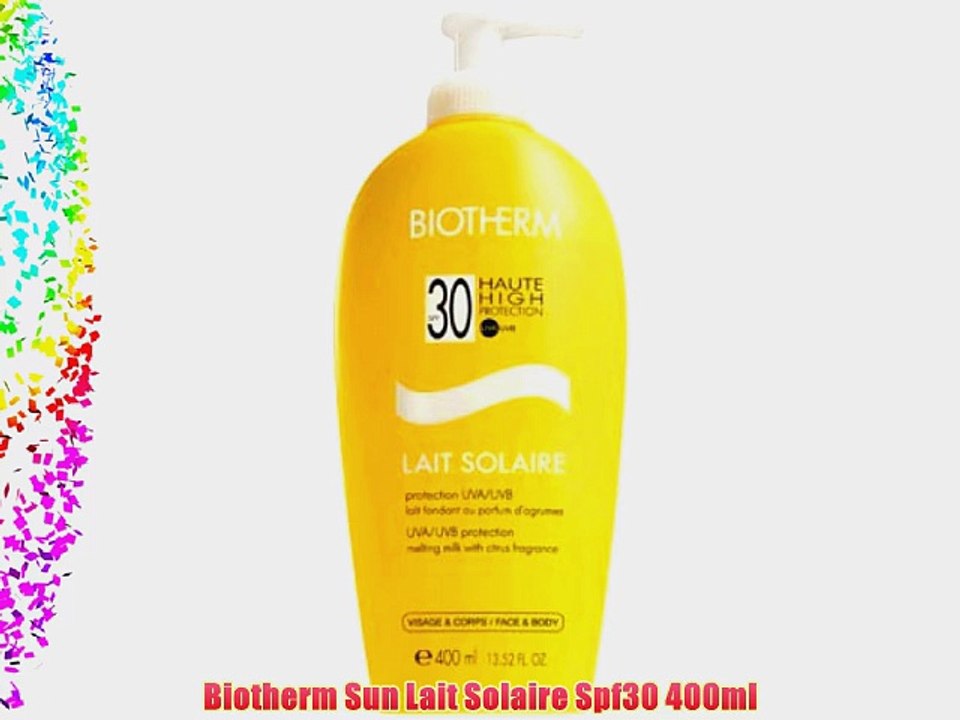 Biotherm Sun Lait Solaire Spf30 400ml
