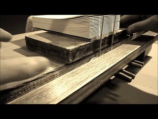 Bookbinding 101 Sewing on Cords