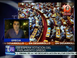 Grecia: tensa espera por votación del parlamento sobre acuerdo con UE