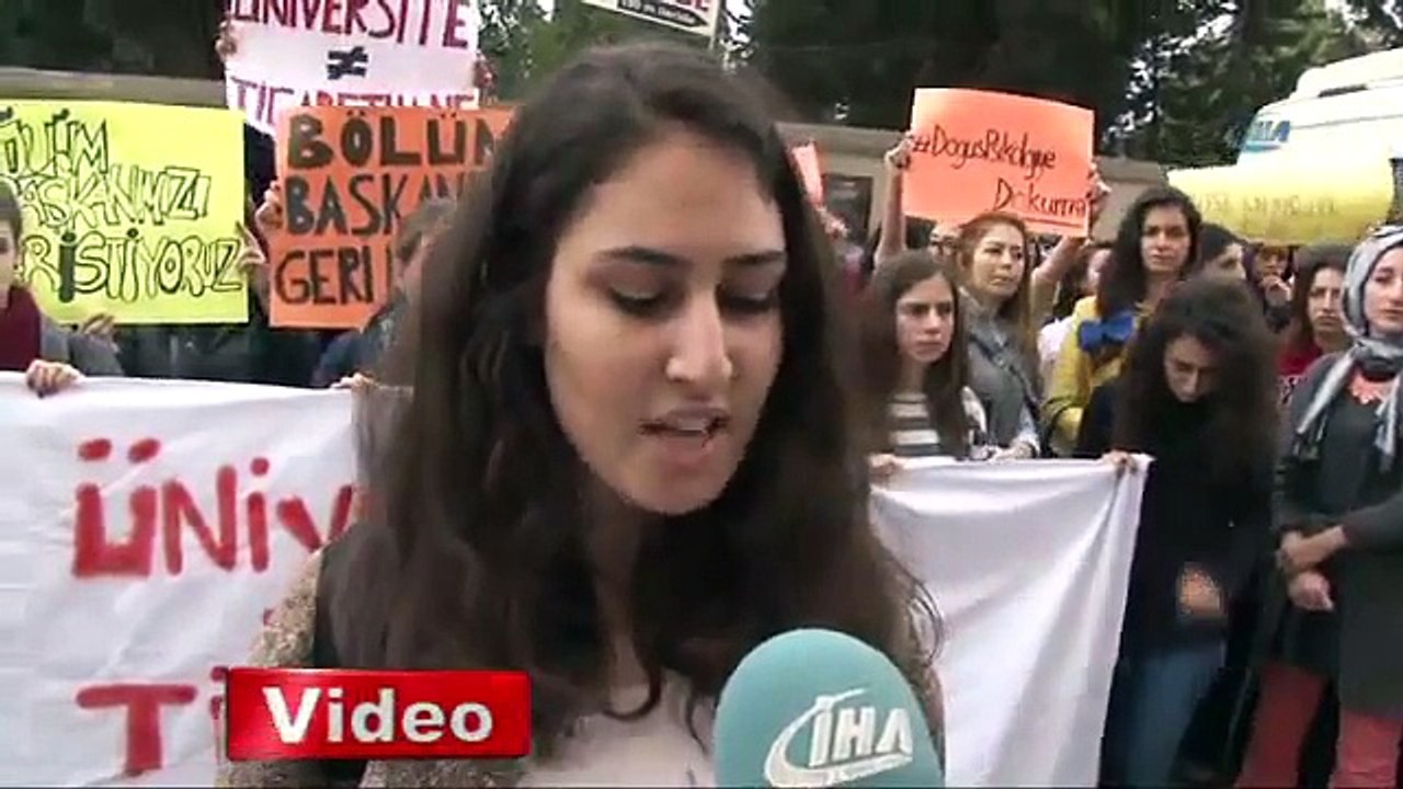 Üniversite öğrencisi ile rektör arasında ilginç diyalog