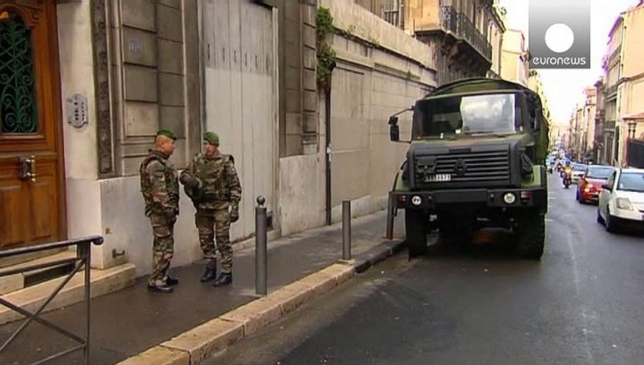 French security forces foil a suspected terror attack on a military base