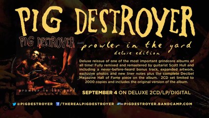 PIG DESTROYER - 'Prowler In The Yard' Vinyl Reissue (Official Trailer)