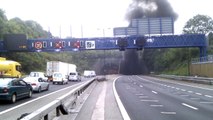 Brynglas Tunnel - Lorry Fire Incident (M4, Nr Newport, Wales)