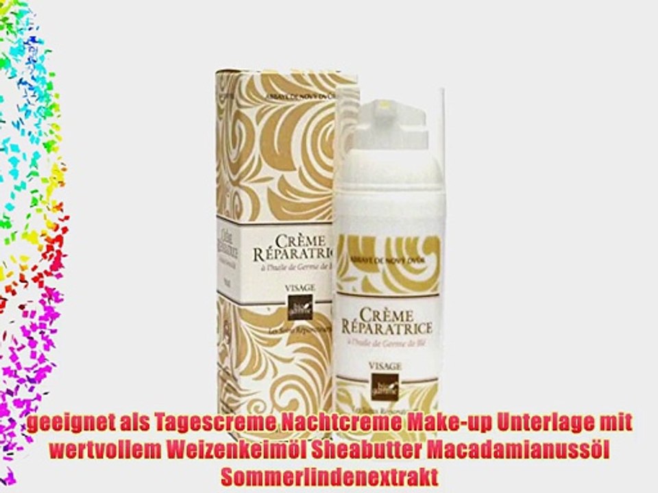 Bio Kosmetik (Ecocert): Kloster Bio Gesichtscreme Weizenkeimoel - parfumfrei trockene reife