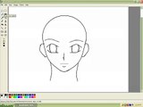 MS Paint Tutorial: Simple Anime Face