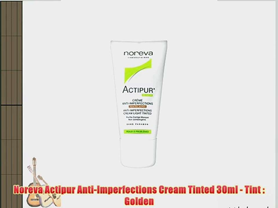 Noreva Actipur Anti-Imperfections Cream Tinted 30ml - Tint : Golden