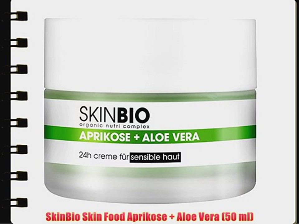 SkinBio Skin Food Aprikose   Aloe Vera (50 ml)
