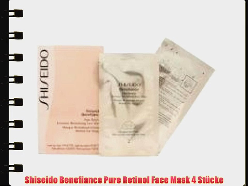 Shiseido Benefiance Pure Retinol Face Mask 4 St?cke