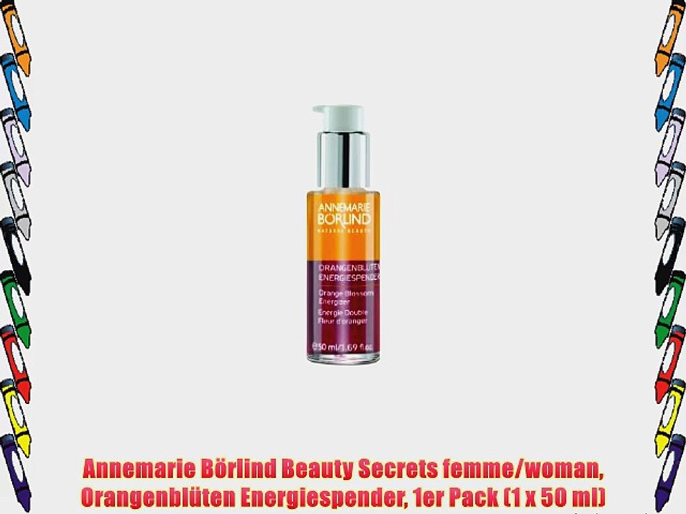 Annemarie B?rlind Beauty Secrets femme/woman Orangenbl?ten Energiespender 1er Pack (1 x 50