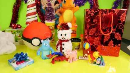 Play Doh Pokemon Egg Toys Surprise Christmas Ornaments Playdough Videos DCTC Disney Cars Toy Club