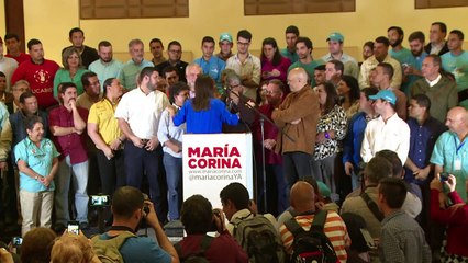 Corina Machado é impedida de disputar legislativas na Venezuela
