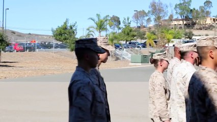 The Surprise - Wife surprises Marine husband during his return from year-long deployment