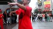 Dancing freely at China ShanHai NanJing Road