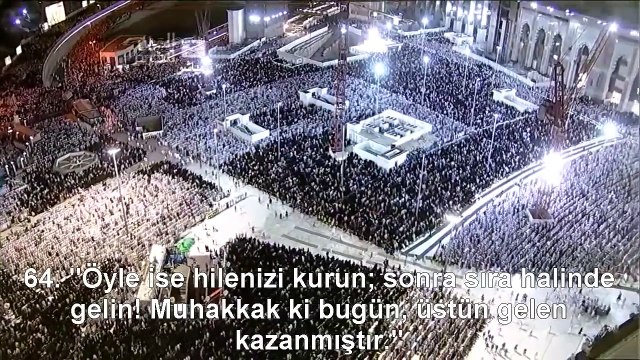 Taha Suresi Kabe İmamı Sudais Türkçe Altyazılı Mealli