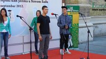 Evropski dan jezika Novi Sad 2012 - Karlovačka gimnazija, kineski jezik i meditacija