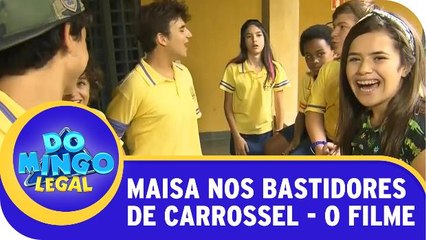 Maisa mostra os bastidores de Carrossel - O Filme