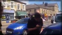 Lancashire Police force entry after driver refuses to give his details