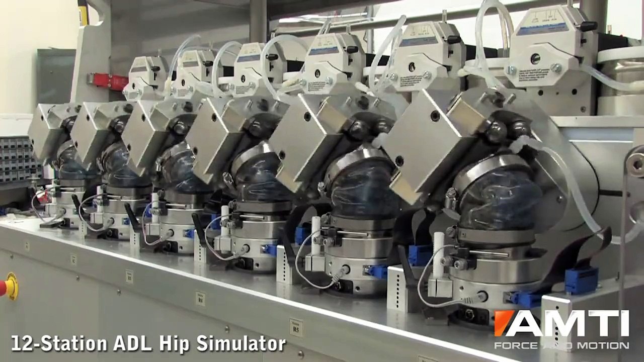 AMTI ADL Hip Simulator for hip implant wear and durability testing ...