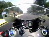 My Suzuki GSX 600R Vs Honda CBR 600 Race at high speed